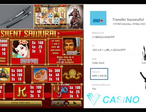 Pemenang Jackpot Samurai 918Kiss Menang Besar RM7,100.00 pada 24 Mei!