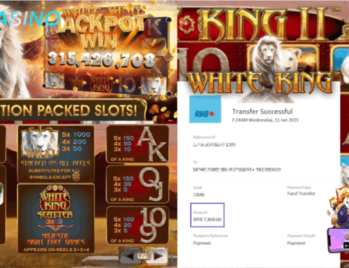 Pussy888 Jackpot White Lion Pemenang RM7,800.00 pada 11 Jun!